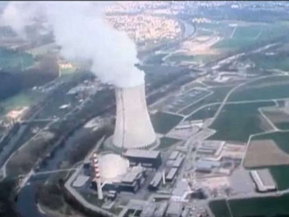 La centrale nucléaire de Gösgen en 1980. [RTS]