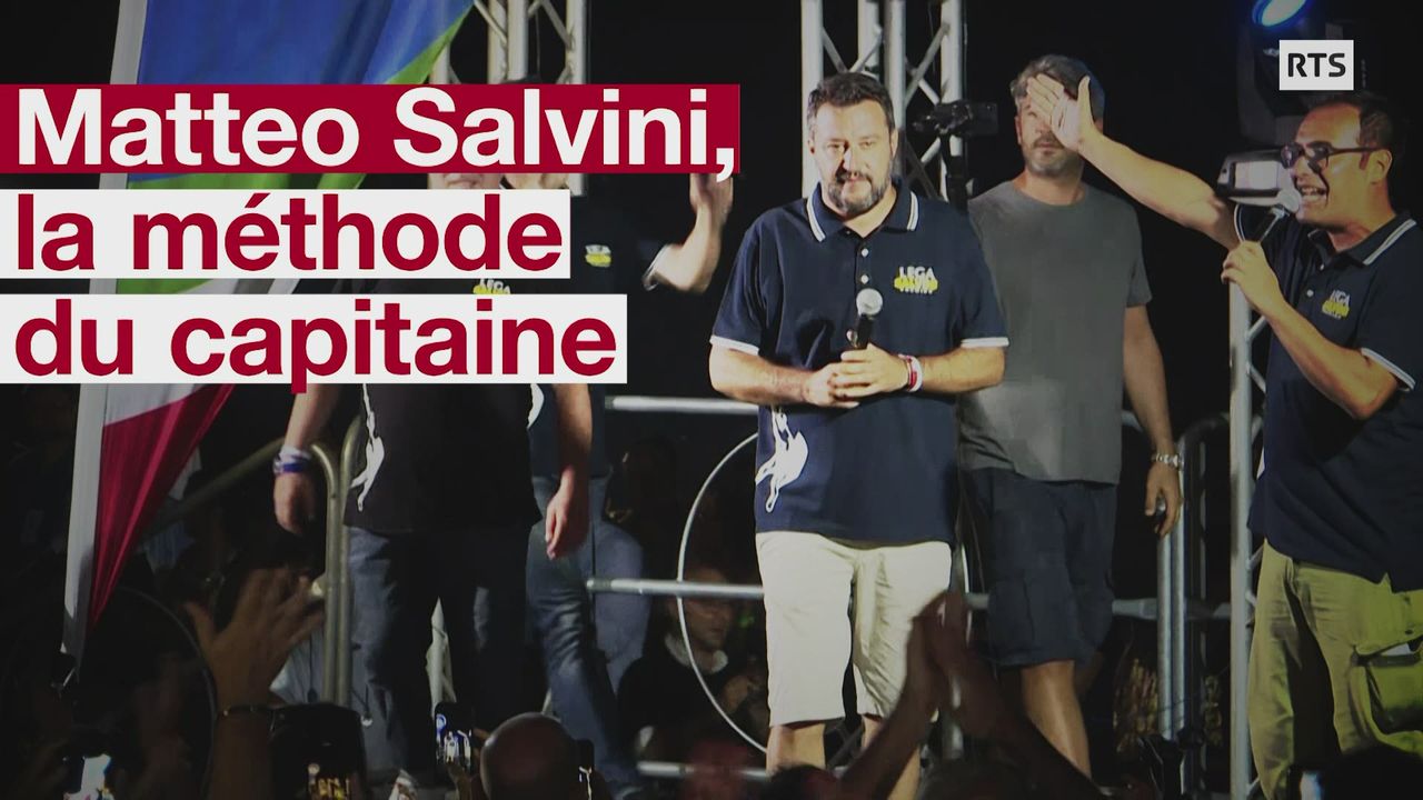 Matteo Salvini: décryptage de la méthode du capitaine [RTS]