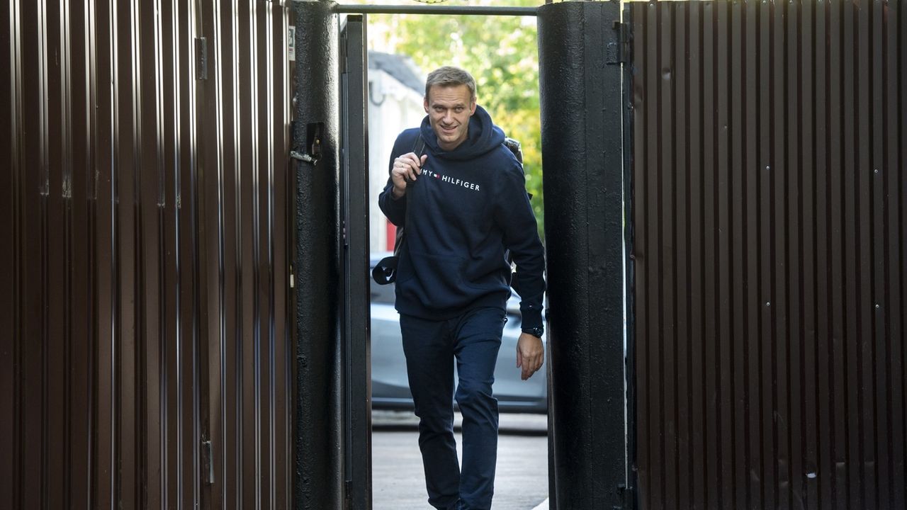 Alexeï Navalny sort de prison. [Dmitry Serebryakov - Keystone ]