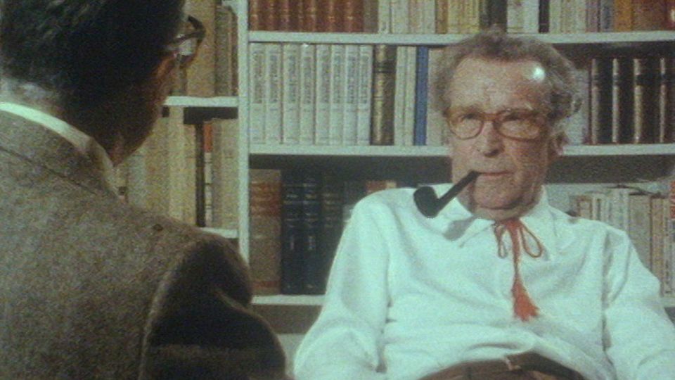 Georges Simenon en 1982. [RTS]