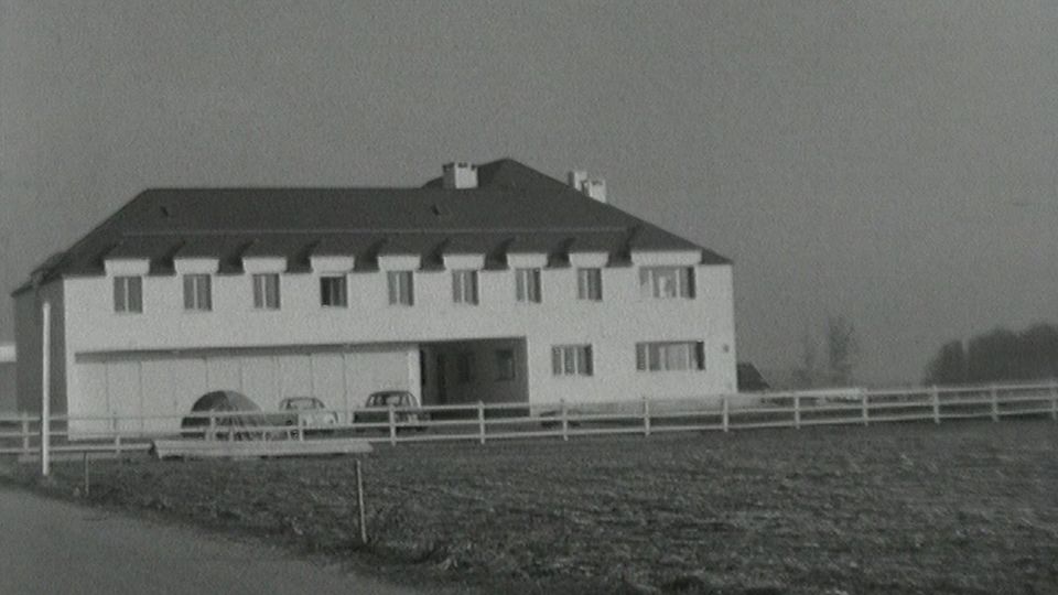 La maison de Georges Simenon à Epalinges en 1964. [RTS]