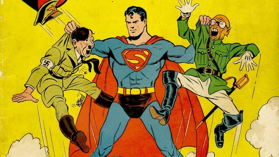 Couverture d'un comic book de Superman.