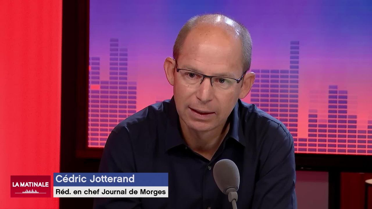 L'invité de La Matinale (vidéo) - Cédric Jotterand, directeur et rédacteur en chef du Journal de Morges [RTS]