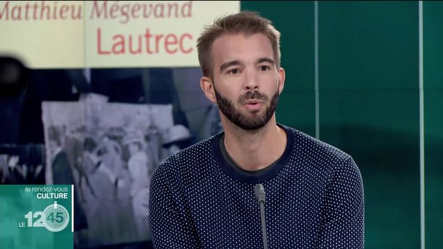 Matthieu Mégevand présente "Lautrec", le deuxième tome de sa trilogie sur la création artistique et destruction intime, qui sort mercredi. [RTS]