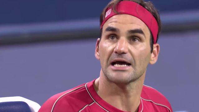 Federer "pète les plombs" et prend un point de pénalité [RTS]