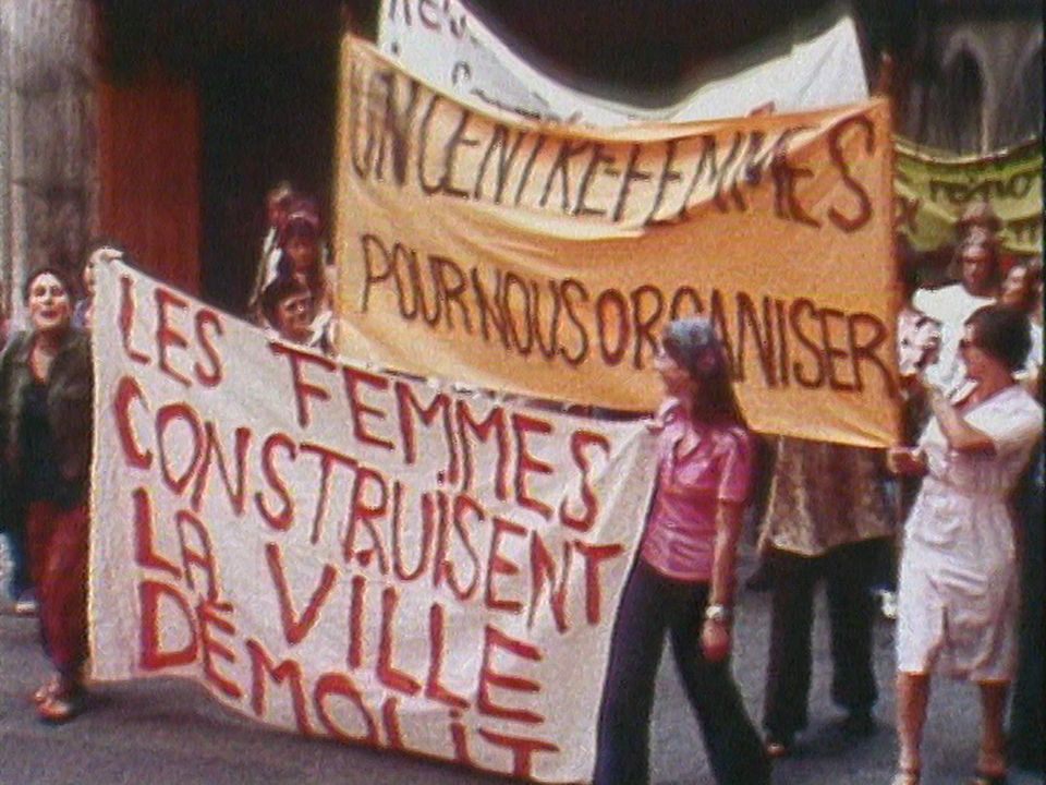 Manifestation des femmes du MLF à Genève en 1976. [RTS]