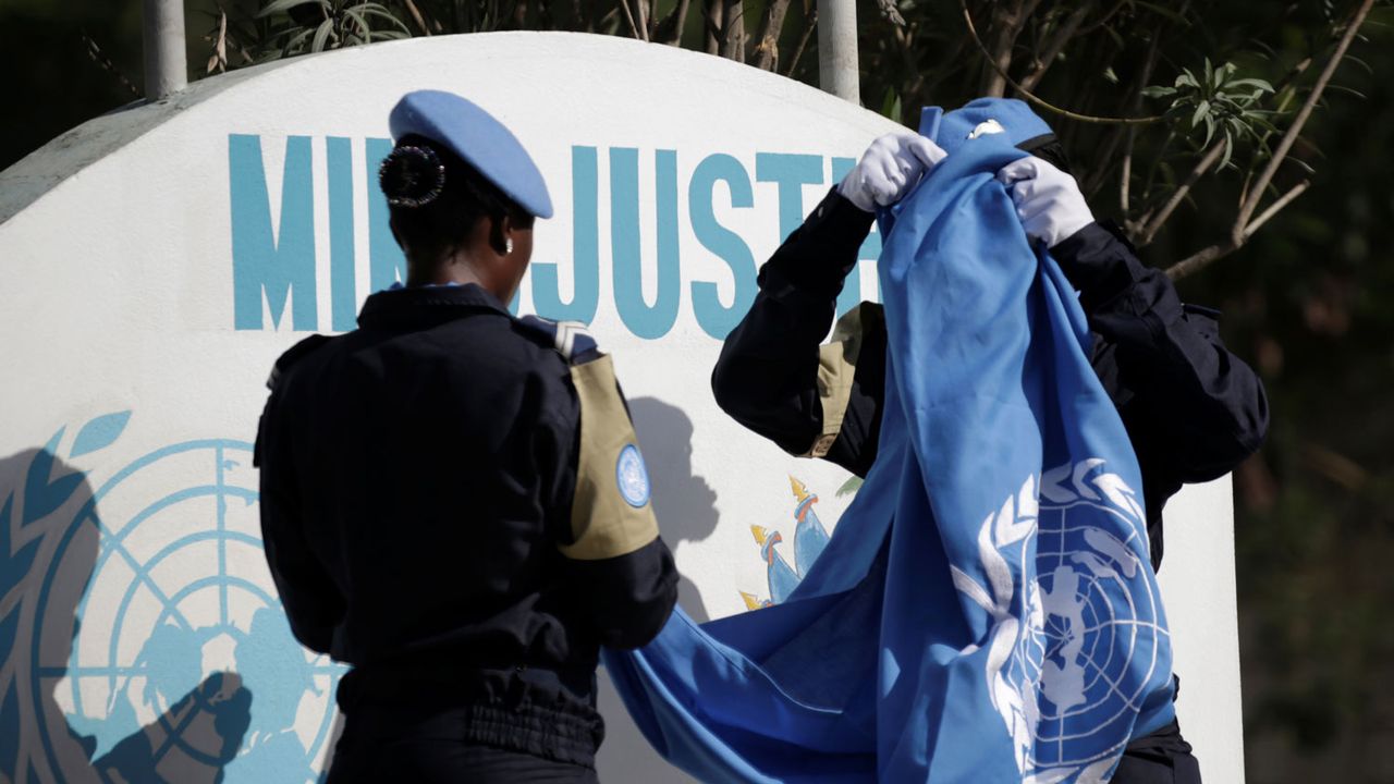 La mission de police Minujusth de l'ONU a pris fin mardi 15.10.2019 en Haïti. [Andres Martinez Casares - Reuters]