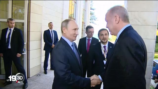 Rencontre Poutine - Erdogan sur l'intervention turque en Syrie [RTS]