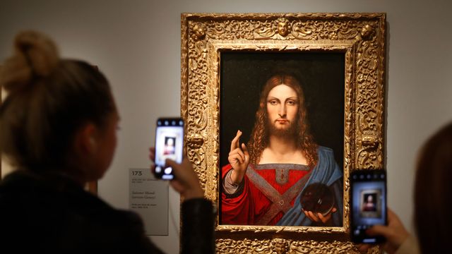 L'exposition consacrée à Leonard de Vinci au Louvre de Paris ouvre jeudi 24 octobre. [François Guillot - AFP]