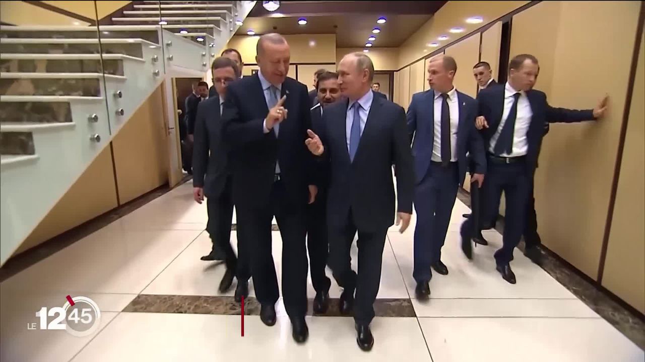 Un accord entre la Russie et la Turquie a été trouvé hier sur un contrôle de la frontière syrienne. [RTS]