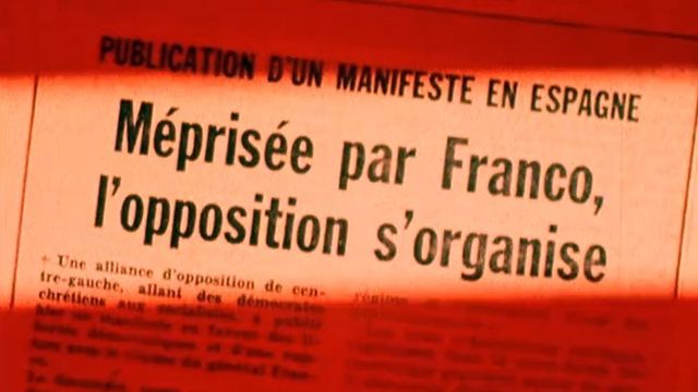 L'après-Franco passionne les journaux suisses aussi, 1975 [RTS]