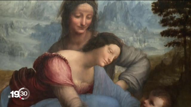 La grande rétrospective Léonard de Vinci s'ouvre au Louvre. 162 oeuvres du génie de la Renaissance sont exposées [RTS]