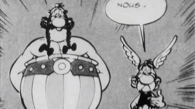 Astérix et Obélix en 1974. [RTS]
