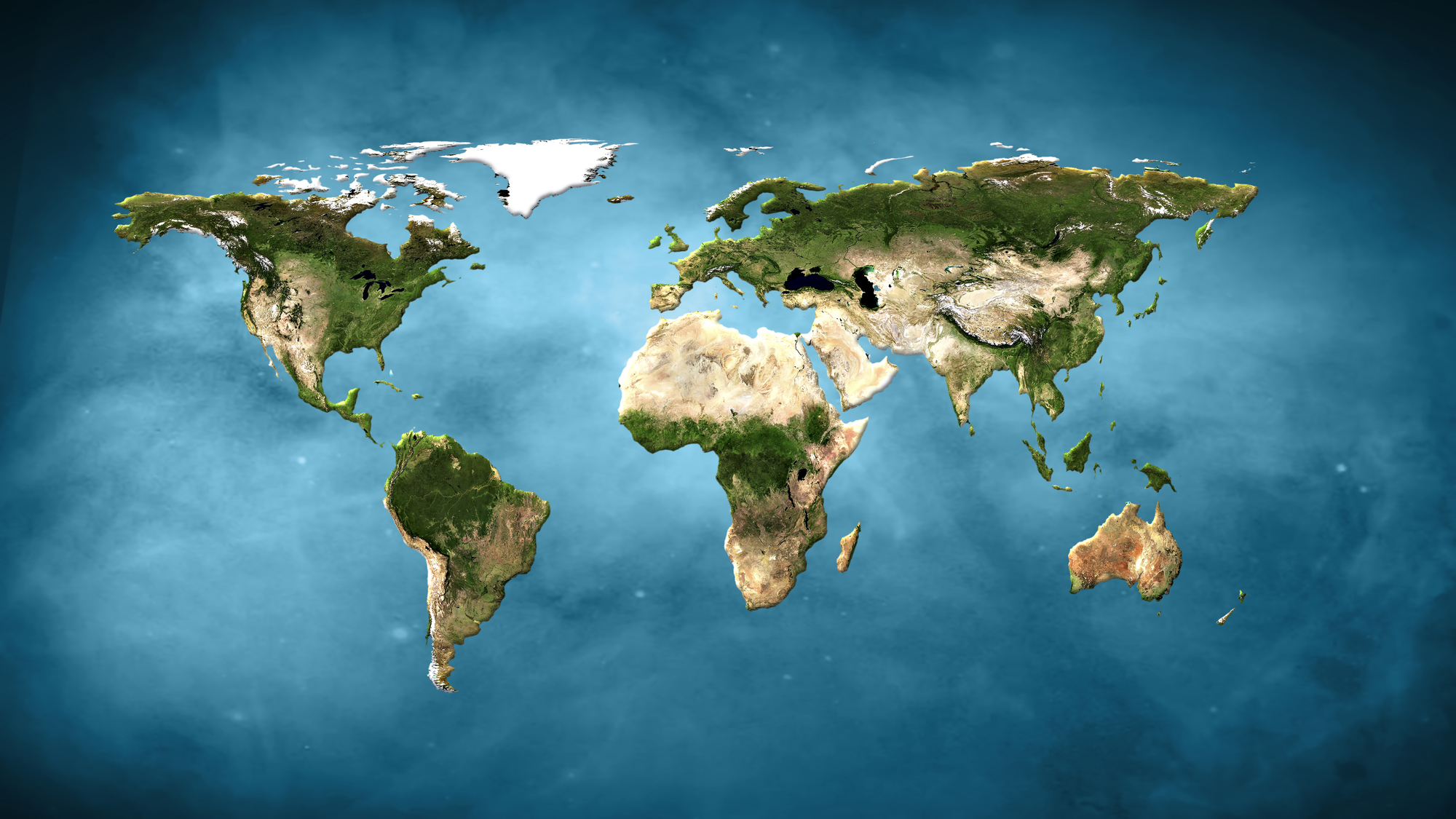 Physical world. World Map Satellite High-quality. World Map Satellite image.