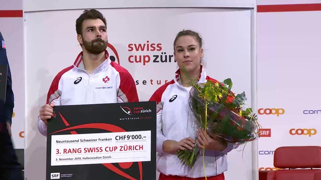 Giulia Steingruber et Oliver Hegi terminent sur le podium [RTS]
