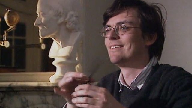 Le bédéiste belge François Schuiten en 1990. [RTS]