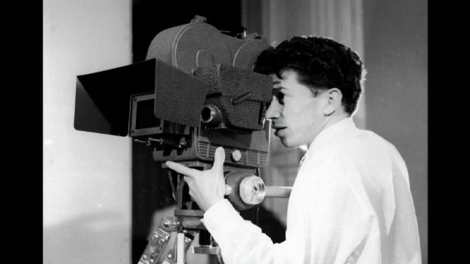 Le réalisateur Jean-Jacques Lagrange dans les années 50. [RTS]