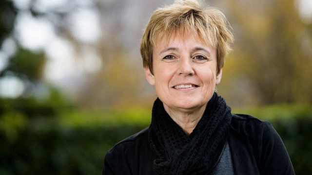 La conseillère nationale socialiste vaudoise et médecin Brigitte Crottaz. [Jean-Christophe Bott - Keystone]