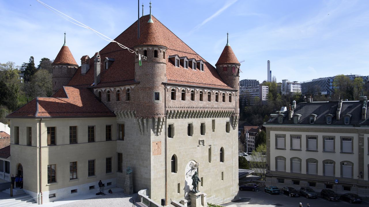 Le château Saint-Maire à Lausanne, siège du gouvernement du canton de Vaud. [Laurent Gillieron - Keystone]