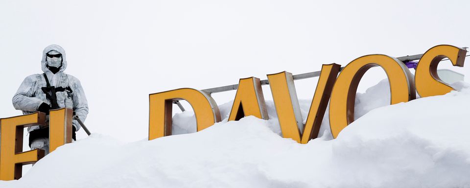 Le WEF de Davos maintient un niveau de sécurité élevé. [Markus Schreiber - AP/Keystone]