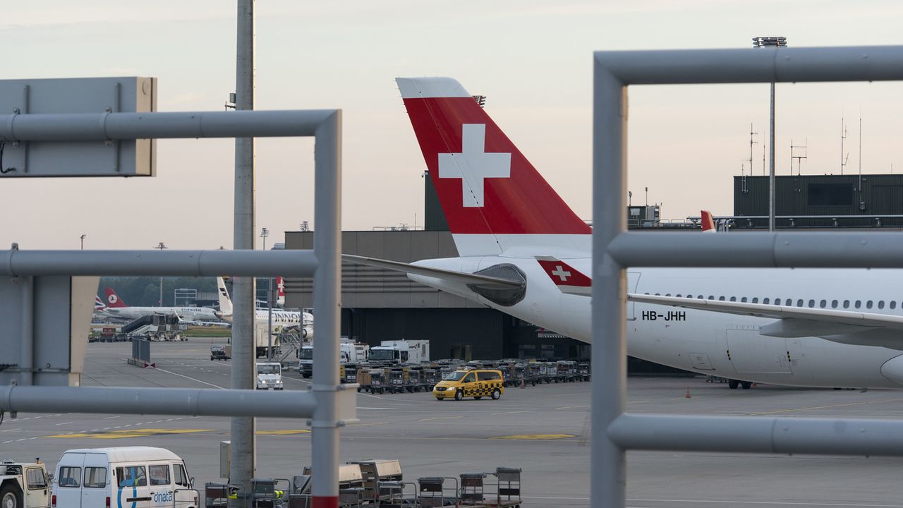 Swiss étend la suspension de ses vols vers Shanghai et Pékin. [Christian Beutler - Keystone]