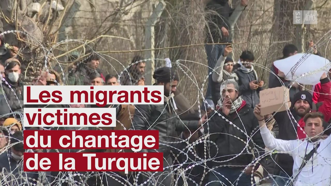 Migrants victimes du chantage turc [RTS]