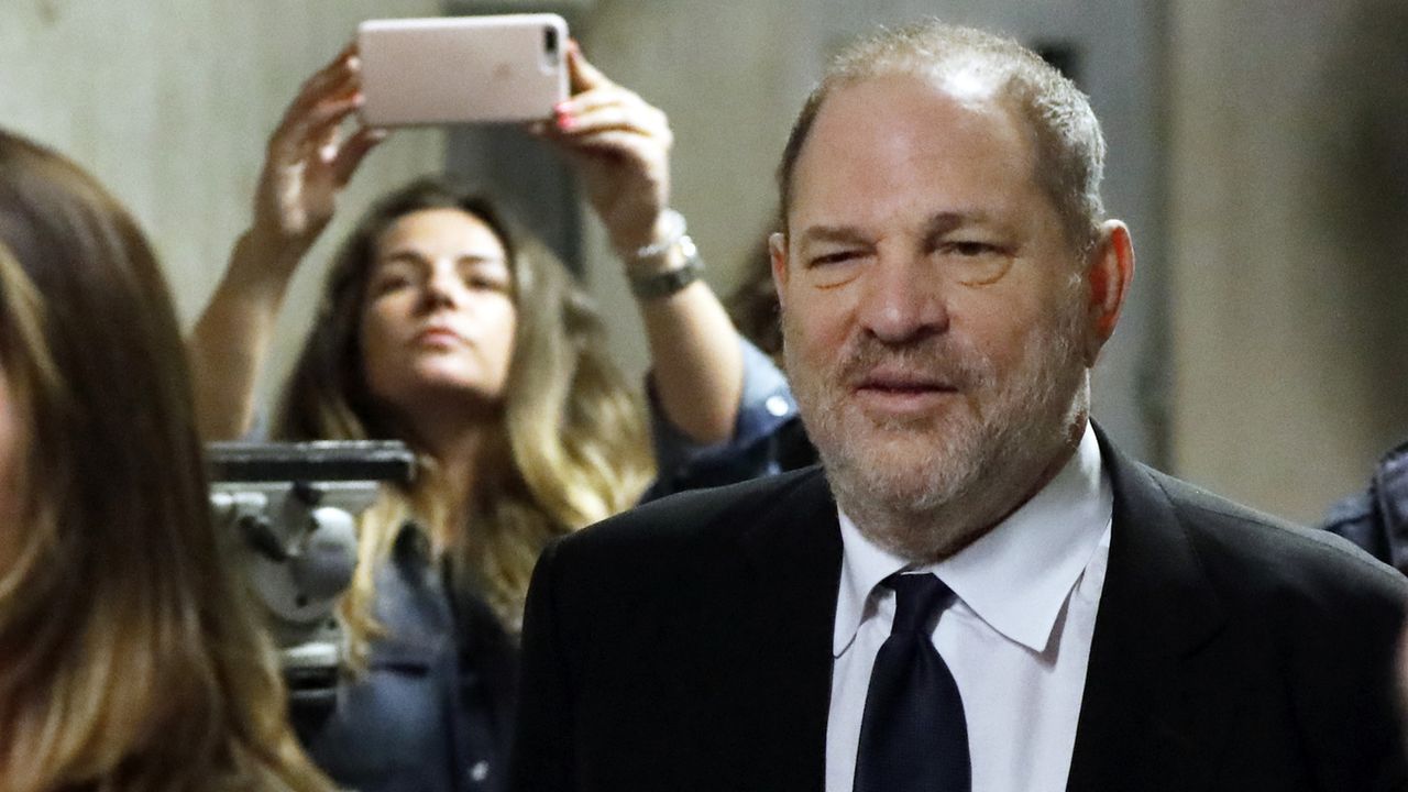 Harvey Weinstein, photographié le 26 avril 2019 à la Cour suprême de l'Etat de New York. [Richard Drew - AP/Keystone]
