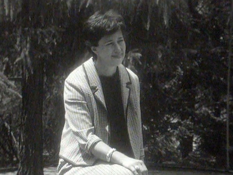 La romancière suisse Yvette Z'Graggen en 1964. [RTS]