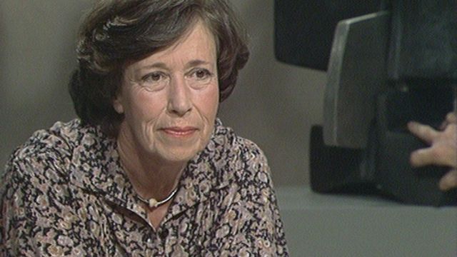 L'écrivaine suisse Yvette Z'Graggen en 1980. [RTS]