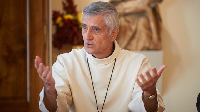L'évêque du diocèse de Sion Jean-Marie Lovey rejette le suicide assisté. [Sedrik Nemeth - KEYSTONE]