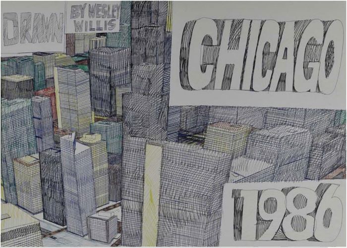 Wesley Willis, "Chicago 1986", 1986.