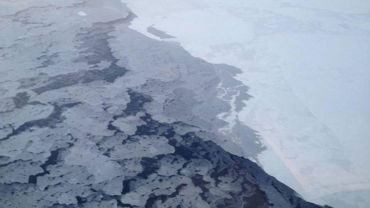 La fonte des glaces en Arctique sur cette photo de l'Agence d'observation océanique et atmosphérique. [AP/NOAA - Keystone]
