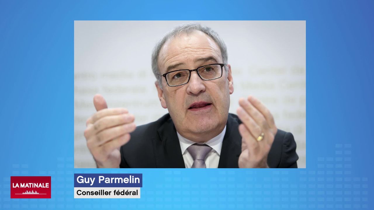 Guy Parmelin, conseil fédéral UDC en charge du Département fédéral de l’économie (vidéo) [RTS]