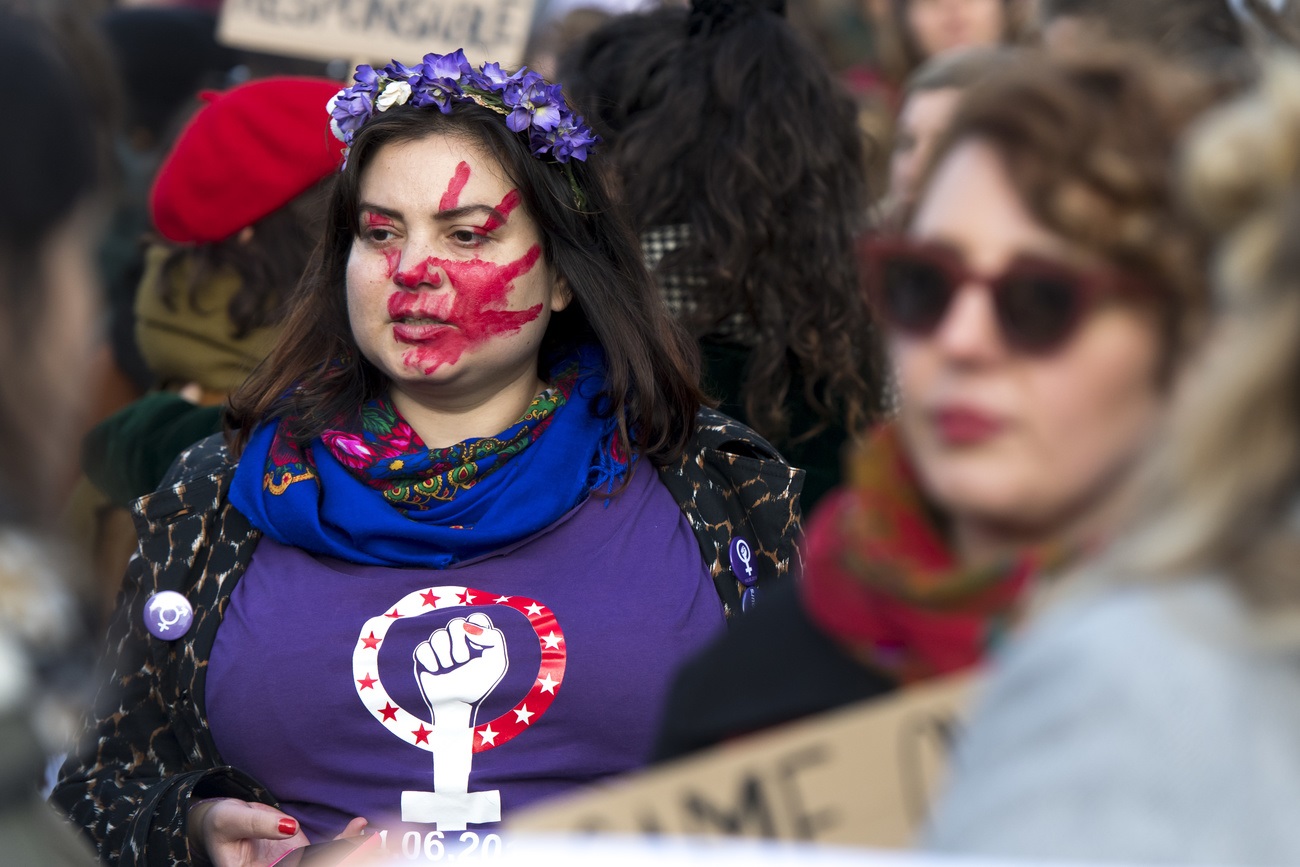 Manifestations contre les violences sexistes et sexuelles à Lausanne le samedi 23 novembre 2019.