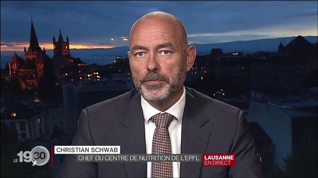 Christian Schwab, directeur du centre de nutrition à l'EPFL: "Il faut une offre de produits alternatifs à la viande." [RTS]