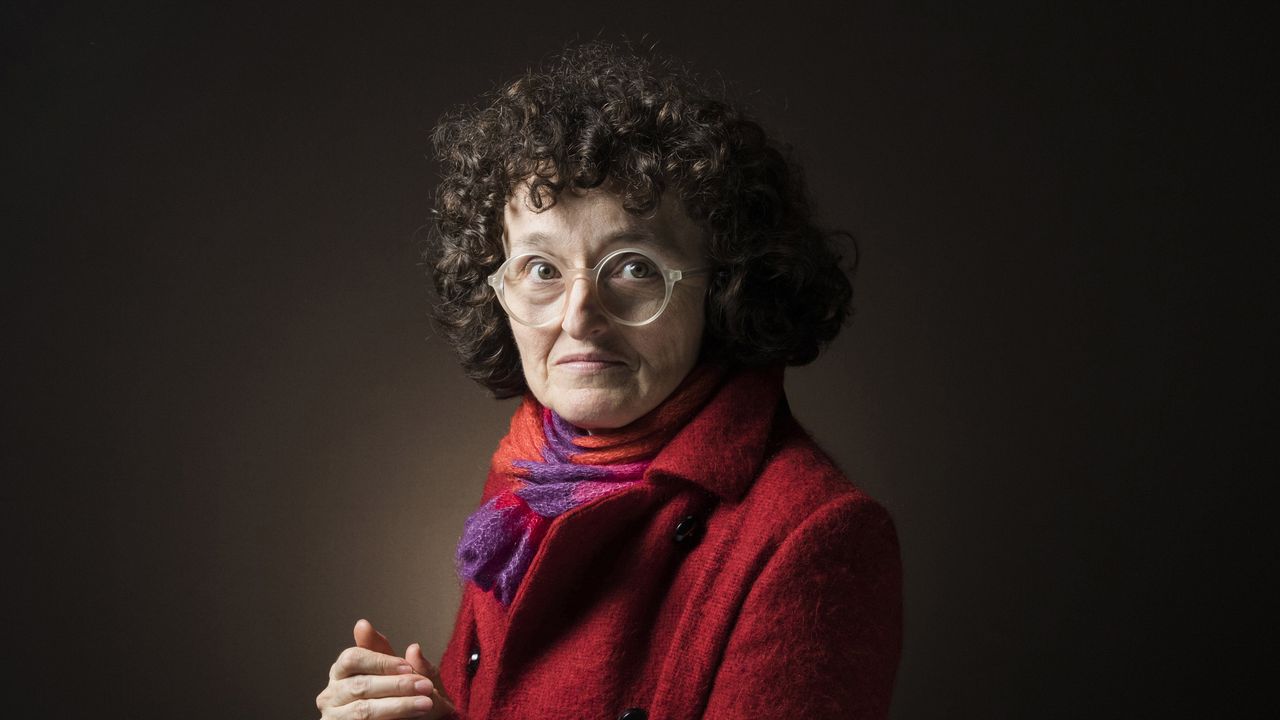 L'écrivaine française Marie-Hélène Lafon. [Philippe Matsas -  Leemage via AFP]