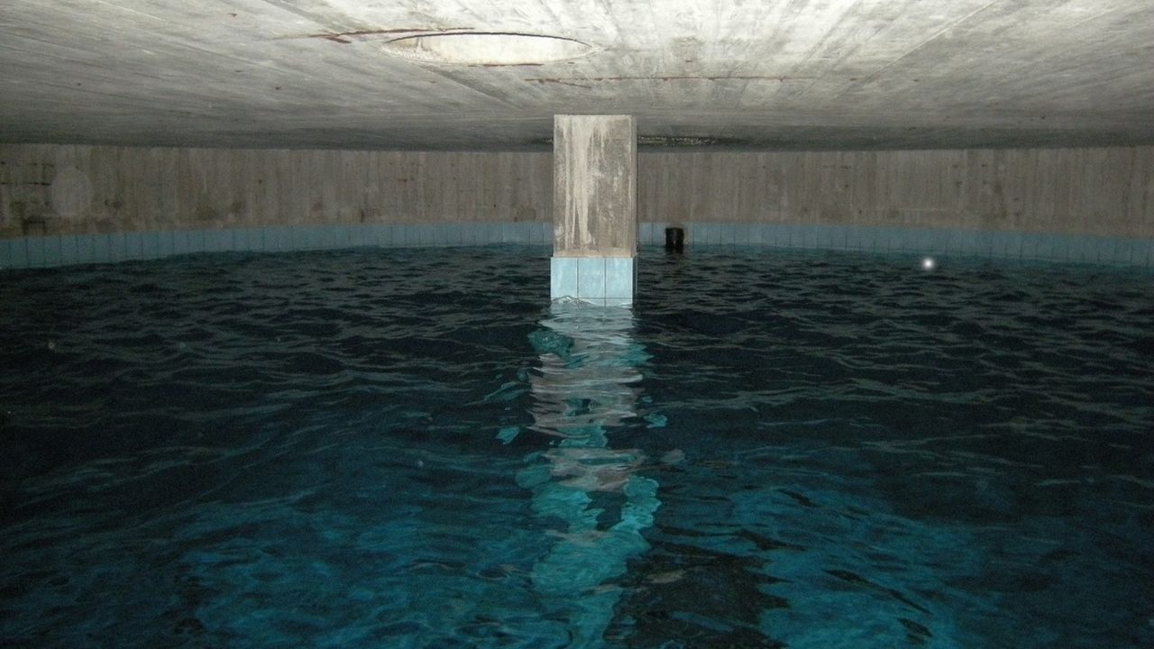 Le réservoir d'eau potable de Gordola (TI). [Andri Bryner - Keystone/Eawag]