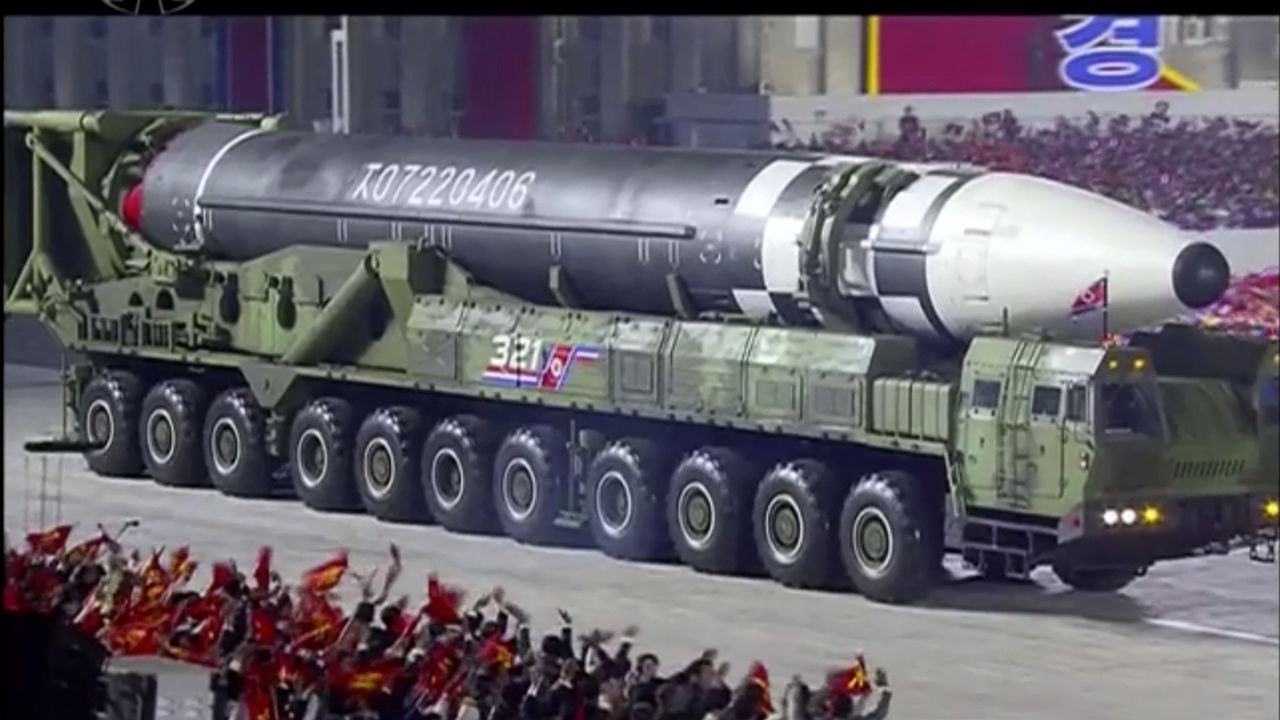 La Corée du Nord a présenté un nouveau missile intercontinental [KRT - Keystone/AP]