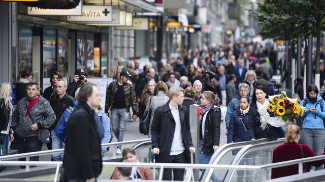 Plus d'un tiers de la population suisse est issue de la migration. [Manuel Lopez - Keystone]
