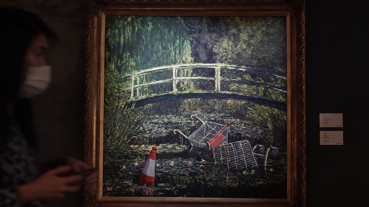 Un tableau de Banksy parodiant Monet vendu 7,6 millions de livres