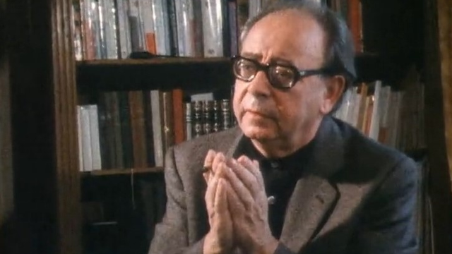 L'écrivain genevois Georges Haldas en 1982. [RTS]