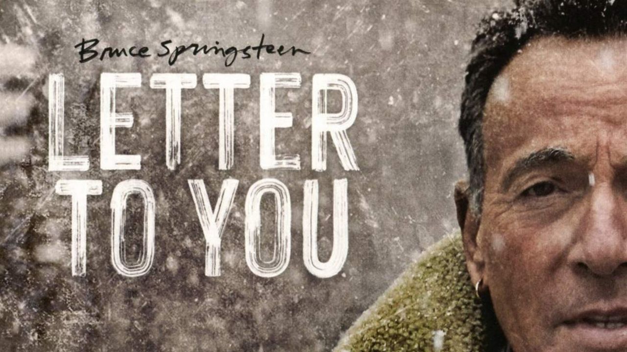 La couverture du nouvel album de Bruce Springsteen, "Letter to you". [Columbia]