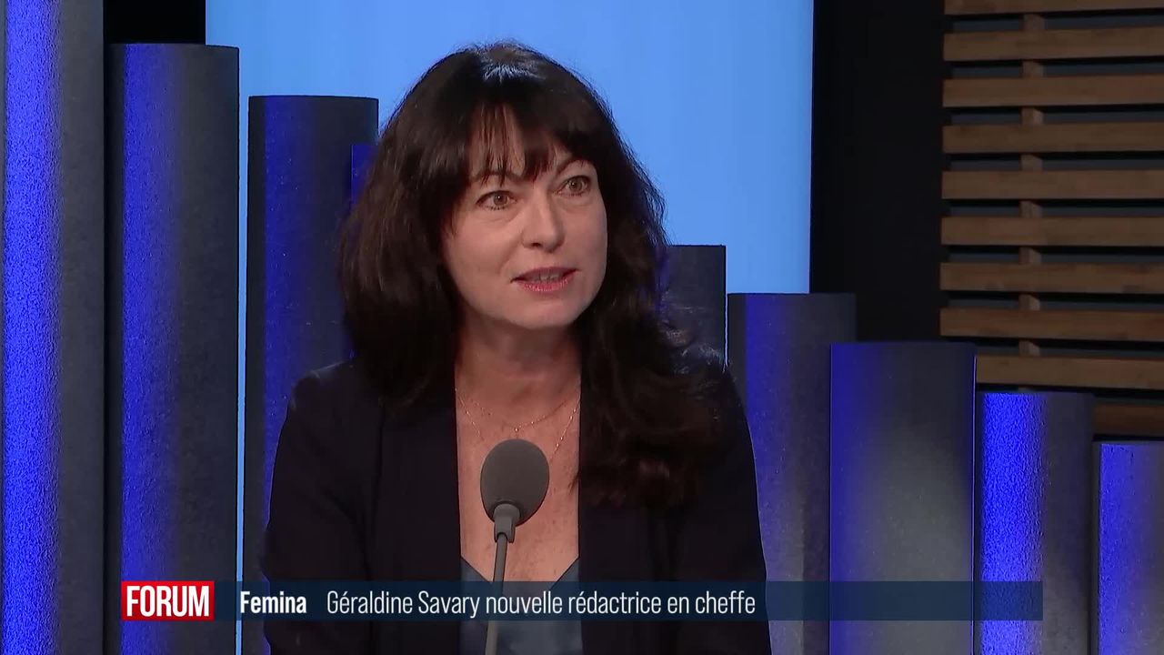 Géraldine Savary nommée rédactrice en cheffe de Femina, son interview [RTS]
