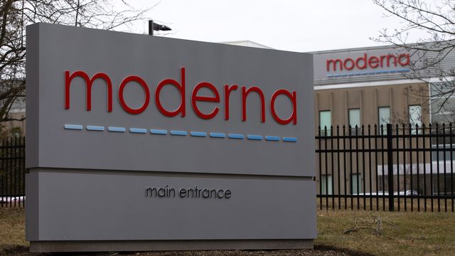 L'entreprise de biotechnologie Moderna à Norwood, dans le Massachusetts. [CJ Gunther - Keystone/EPA]