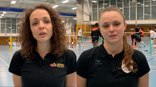 Aïda Shouk (à g.) et Lauren Bertolacci (à d.) font partie des trois entraîneures de LNA féminines sur dix équipes.
