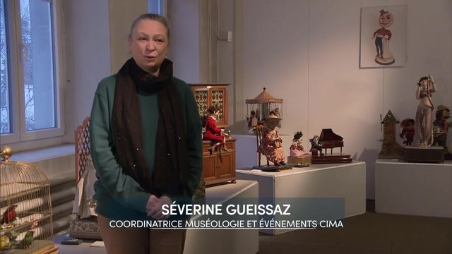 Entretien avec Séverine Gueissaz, coordinatrice muséologie et événements Cima. [RTS]