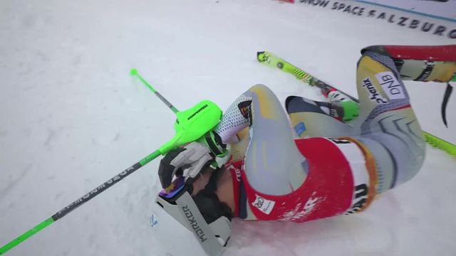 Flachau (AUT) slalom messieurs, 2e manche: victoire de Sebastian Foss-Solevaag (NOR) [RTS]
