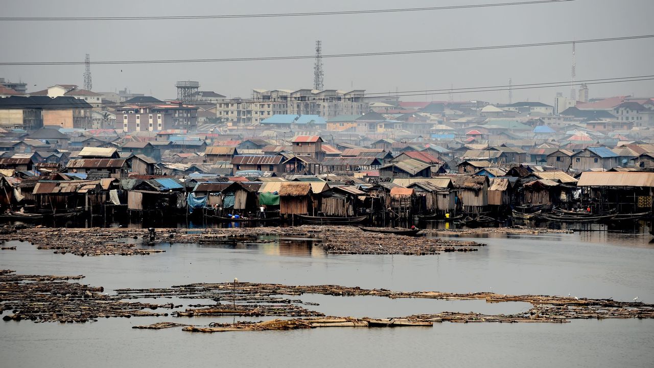Un bidonville de Lagos, au Nigeria. [Pius Utomi Ekpei - afp]