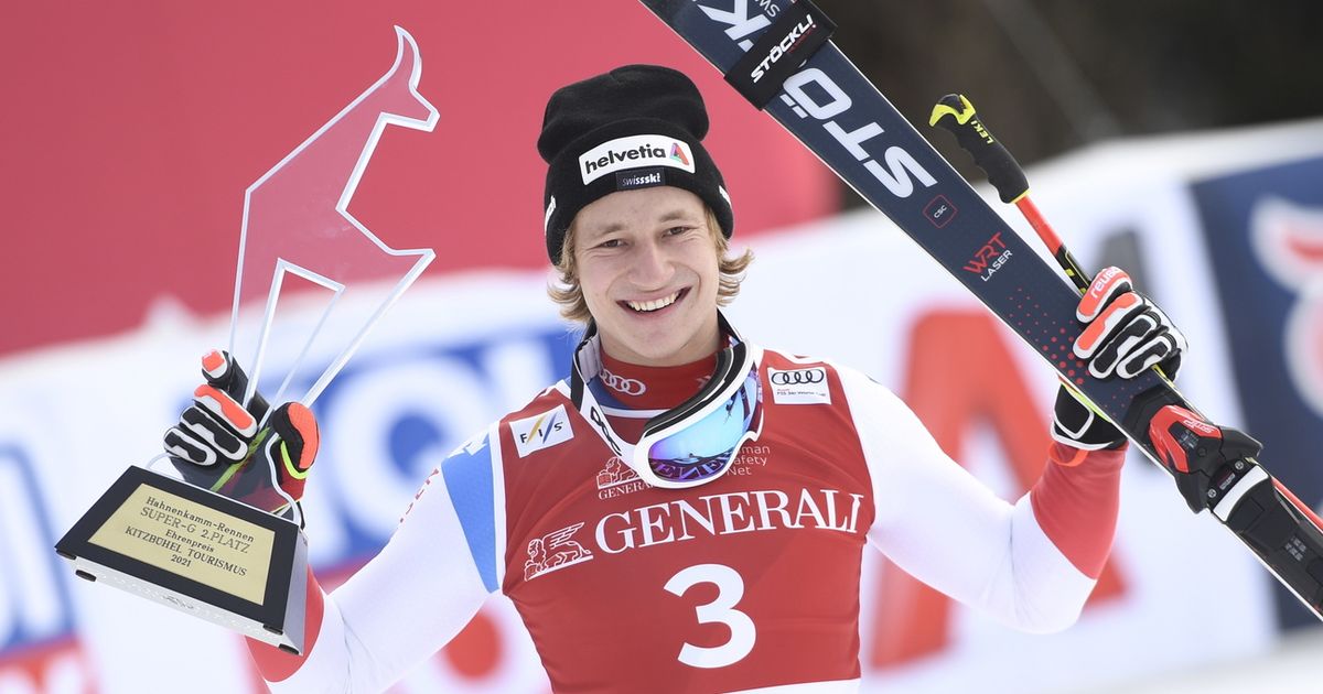 Ski: Marco Odermatt brillant 2e du super-G de Kitzbühel