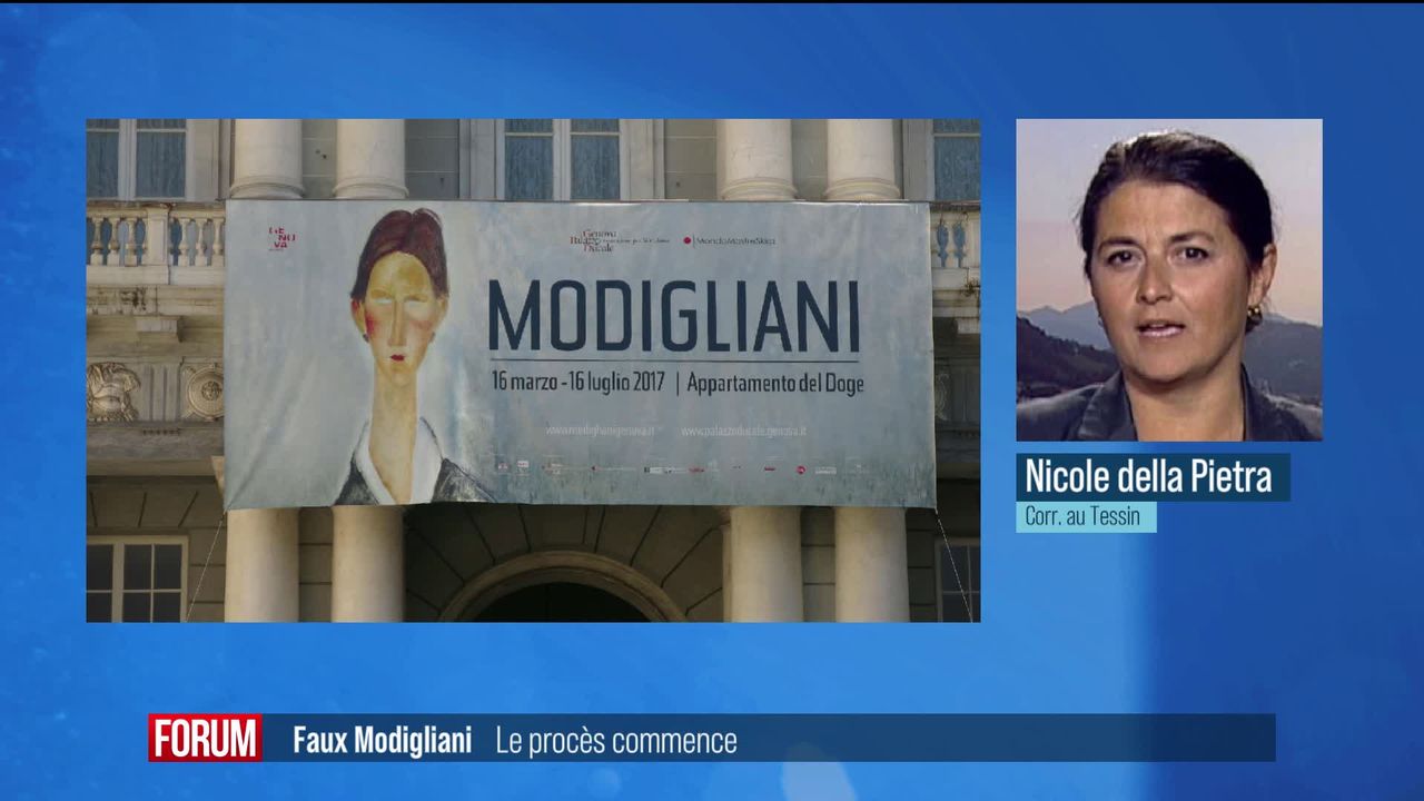 Le procès des faux Modigliani qui a éclaboussé Gènes commence [RTS]